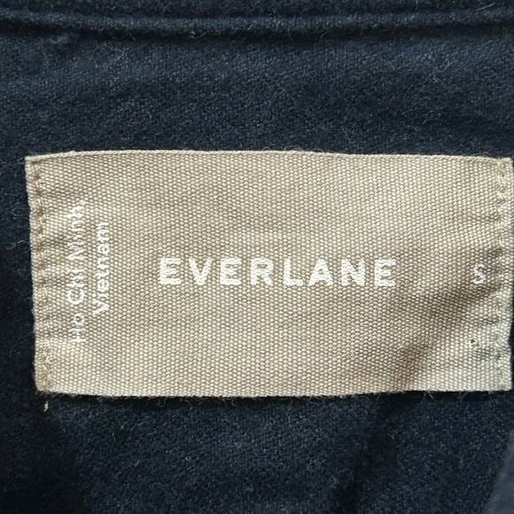 New Everlane Brushed Flannel Shirt Heather Blue Button Down Men Small  NWOT - Picture 3 of 10